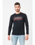 QUIKSILVER Bluza cu decolteu la baza gatului cu imprimeu logo Mountain Script - Pled.ro