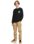 QUIKSILVER Bluza sport de bumbac organic cu maneci cazute Radical Times - Pled.ro