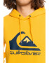 QUIKSILVER Hanorac cu imprimeu logo si buzunar kangaroo Biglogo - Pled.ro