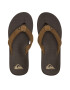 QUIKSILVER Papuci flip-flop de piele intoarsa Carver - Pled.ro