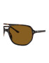 Ray-Ban Ochelari de soare rotunzi unisex cu lentile uni - Pled.ro