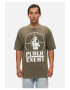 Recovered Tricou cu imprimeu contrastant Public Enemy - Pled.ro