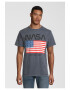 Recovered Tricou cu imprimeu NASA Moon Landing Date USA Flag 5503 - Pled.ro