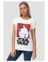 Recovered Tricou de bumbac cu decolteur rotund Star Wars Princess Leia 4031 - Pled.ro