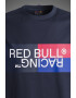 Red Bull Racing by Pepe Jeans London Tricou cu decolteu la baza gatului si imprimeu logo - Pled.ro