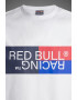 Red Bull Racing by Pepe Jeans London Tricou cu decolteu la baza gatului si imprimeu logo - Pled.ro