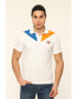 Red White and Blue Tricou polo colorblock de bumbac Mares - Pled.ro