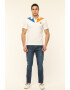 Red White and Blue Tricou polo colorblock de bumbac Mares - Pled.ro