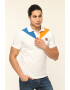 Red White and Blue Tricou polo colorblock de bumbac Mares - Pled.ro