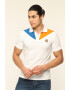 Red White and Blue Tricou polo colorblock de bumbac Mares - Pled.ro