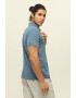 Red White and Blue Tricou polo de bumbac cu broderie pe piept - Pled.ro