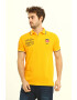 Red White and Blue Tricou polo de bumbac cu detalii brodate - Pled.ro