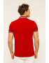 Red White and Blue Tricou polo de bumbac Longer - Pled.ro