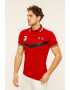 Red White and Blue Tricou polo de bumbac Longer - Pled.ro