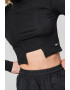 Reebok Bluza crop din amestec de bumbac pentru fitness - Pled.ro