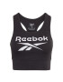 Reebok Bustiera cu imprimeu logo si spate decupat pentru fitness Identity - Pled.ro