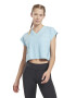 Reebok Tricou crop cu decolteu in V pentru antrenament - Pled.ro