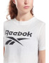 Reebok Tricou crop cu imprimeu logo Identity - Pled.ro