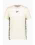 Reebok Tricou cu benzi logo pentru fitness - Pled.ro