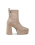 Refresh Botine dama 30334775840 Textil/Piele intoarsa Bej - Pled.ro