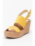 Replay Sandale -espadrile wedge de piele intoarsa ecologica Susan - Pled.ro