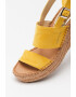 Replay Sandale -espadrile wedge de piele intoarsa ecologica Susan - Pled.ro