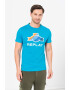 Replay Tricou regular fit de bumbac cu imprimeu grafic si logo - Pled.ro