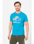 Replay Tricou regular fit de bumbac cu imprimeu grafic si logo - Pled.ro