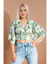 RESENSE Bluza crop cu imprimeu floral Frida - Pled.ro