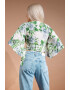 RESENSE Bluza crop cu imprimeu floral Frida - Pled.ro