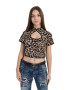 RESENSE Bluza crop cu maneci scurte Malvina - Pled.ro