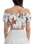 RESENSE Bluza crop cu model floral Otilia - Pled.ro