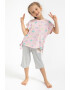 Roly Poly Pijama cu imprimeu si pantaloni 3/4 - Pled.ro