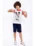 Roly Poly Set de top cu imprimeu Mickey-Mouse si pantaloni scurti - Pled.ro