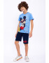 Roly Poly Set de tricou cu imprimeu Mickey-Mouse si pantaloni scurti - 2 piese - Pled.ro