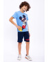 Roly Poly Set de tricou cu imprimeu Mickey-Mouse si pantaloni scurti - 2 piese - Pled.ro