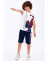 Roly Poly Set de tricou cu imprimeu Spiderman si pantaloni scurti - Pled.ro