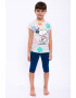 Roly Poly Set de tricou si colanti cu imprimeu Snoopy - Pled.ro