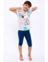 Roly Poly Set de tricou si colanti cu imprimeu Snoopy - Pled.ro