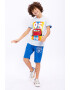 Roly Poly Set de tricou si pantaloni scurti cu imprimeu cars - Pled.ro