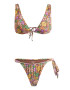 ROXY Costum de baie cu doua piese si model floral All About Sol - Pled.ro