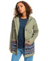 ROXY Jacheta parka cu insertii din jacquard Caught Inside - Pled.ro