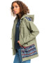 ROXY Jacheta parka cu insertii din jacquard Caught Inside - Pled.ro