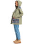 ROXY Jacheta parka cu insertii din jacquard Caught Inside - Pled.ro