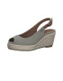 s.Oliver Espadrile slingback din material textil - Pled.ro