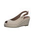 s.Oliver Espadrile slingback din material textil - Pled.ro