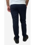 s.Oliver Pantaloni costum barbati cu croiala Slim fit si cu tesatura din jerseu elastic bleumarin inchis - Pled.ro