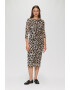 s.Oliver Rochie midi cu animal print - Pled.ro