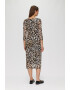 s.Oliver Rochie midi cu animal print - Pled.ro