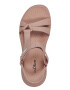 s.Oliver Sandale cu talpa wedge si inchidere velcro - Pled.ro